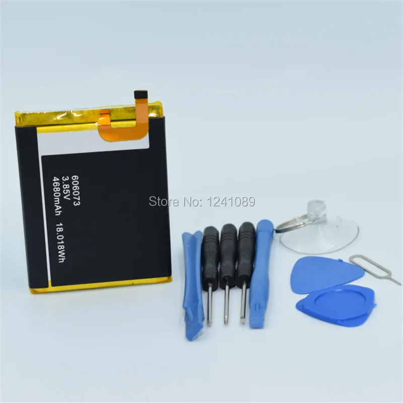 

Mobile phone battery for Blackview max 1 battery 4680mAh Give disassemble tool High capacity for Blackview max 1 battery