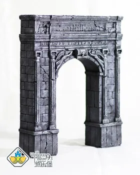 

Yellowblue Saint Seiya Cloth Myth Combined Resin Scene The Gate of the Underworld Model Figure