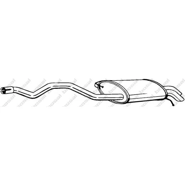 Глушитель Задний Bosal арт. 286-489