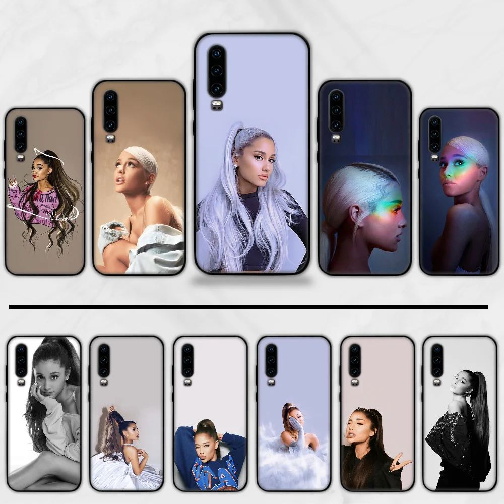 Ариана Гранде DIY Роскошный чехол для телефона Funda Huawei P9 P10 P20 P30 Lite 2016 2017 2019 plus pro P