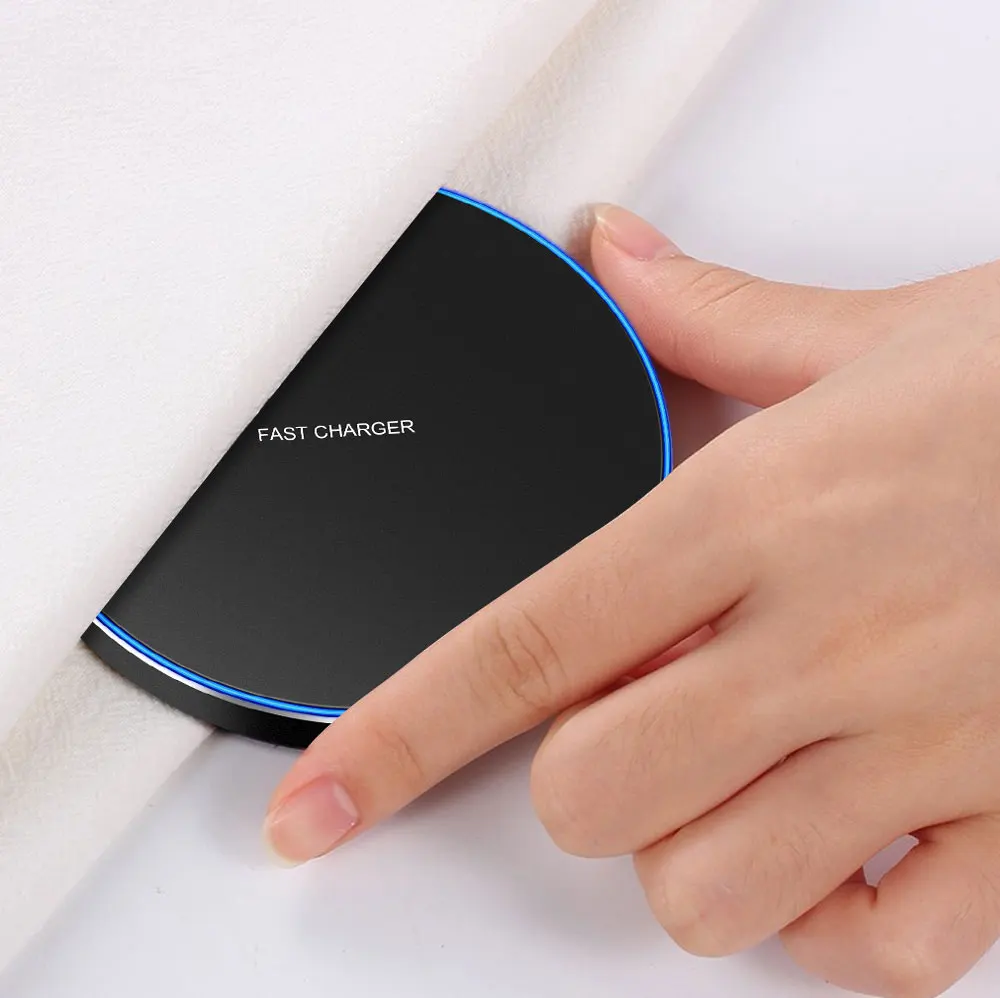 15W Qi Wireless Charger Pad For Iphone 11 Pro Max XR XS MAX Samsung S10 S9 Note 10 Huawei P30 Pro Fast Wireless Charging Station (1) - 副本