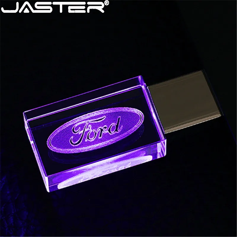 USB-флеш-накопитель JASTER в металлическом корпусе с кристаллами для Ford 2 0 |