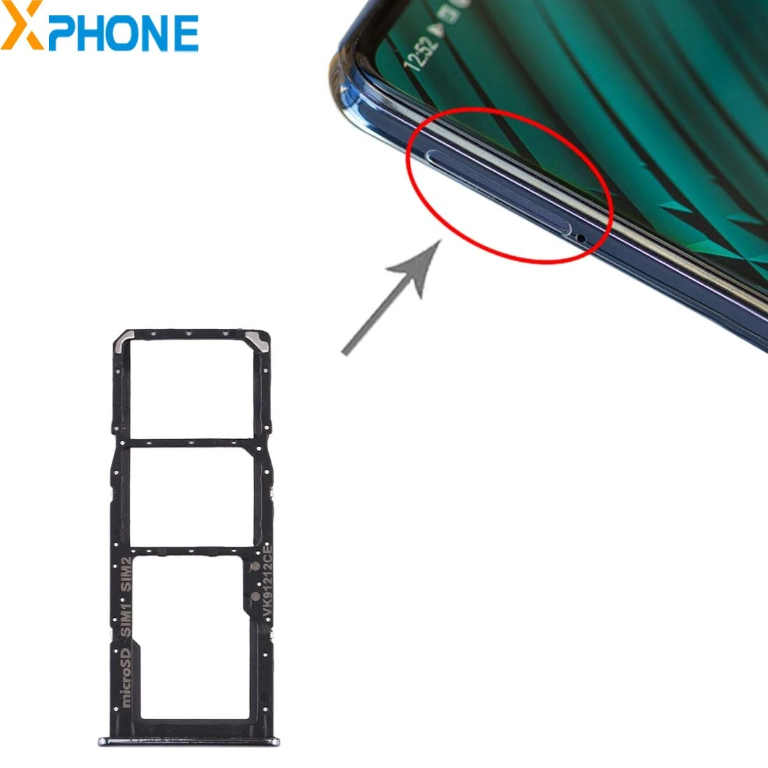 SIM Card Tray + SIM Card Tray + Micro SD Card Tray for Samsung Galaxy A51 /  A515|SIM Card Adapters| - AliExpress