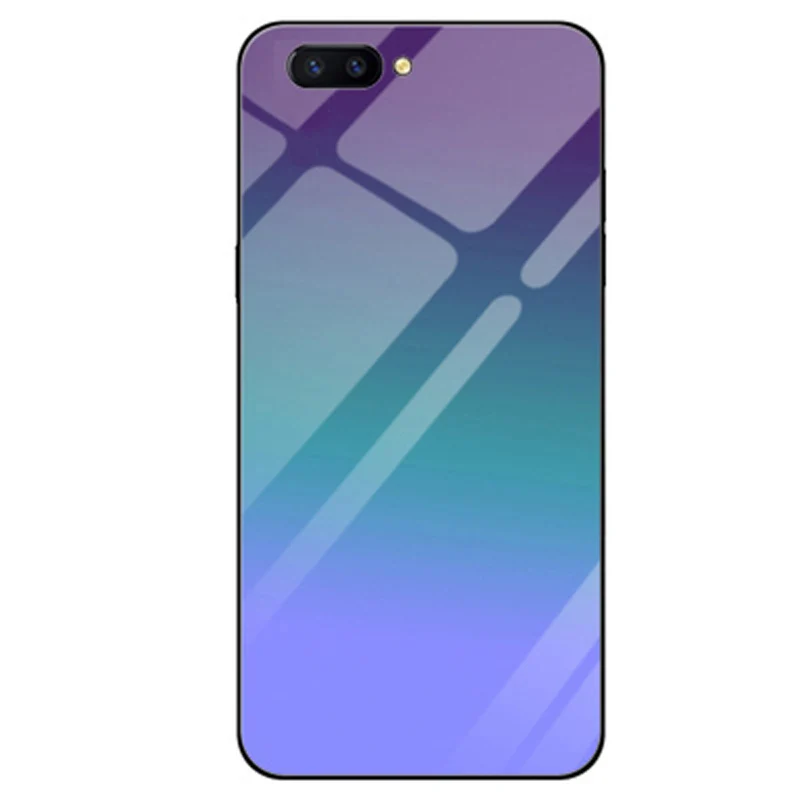 Для OPPO R11 чехол R11plus задняя крышка из закаленного стекла для телефона для OPPO R11 plus корпус OPPOR11 R 11 plus градиентные стеклянные чехлы