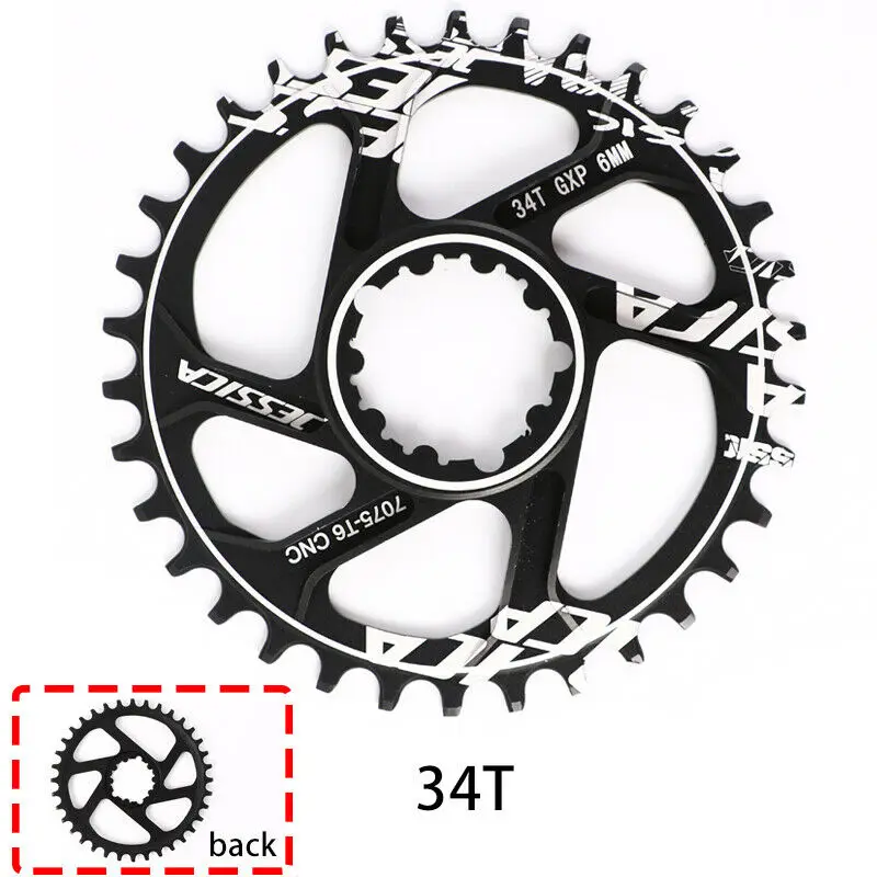 Велосипедная Звездочка CNC AL 7075 смещение 6 мм 32 т 34 Т 36 т 38 т MTB Дорожная велосипедная передняя звезда для SRAM прямое Крепление кривошипа 10s 11s 12s