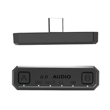 

Type-C Bluetooth o Transmitter 5.0 Bluetooth Transmitter One with Two Suitable for PS4 Switch