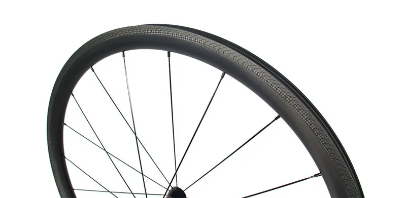 Carbon-Wheels-25mm-Width Clincher дорожный велосипед 700C 50 мм 38 мм 45 мм глубина 60 мм диски