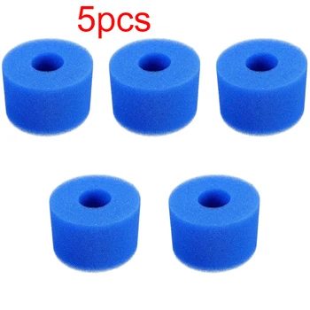 

5PCS Swimming Pool Foam Filter Sponge for Intex S1 Reusable Washable Biofoam Cleaner Pool Foam Filter Swimming Accessorie
