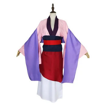 

Chinese Princess Mulan Cosplay Costume Ancient Traditional Hanfu Dress Outfit with Stole Halloween Fancy Dress for women