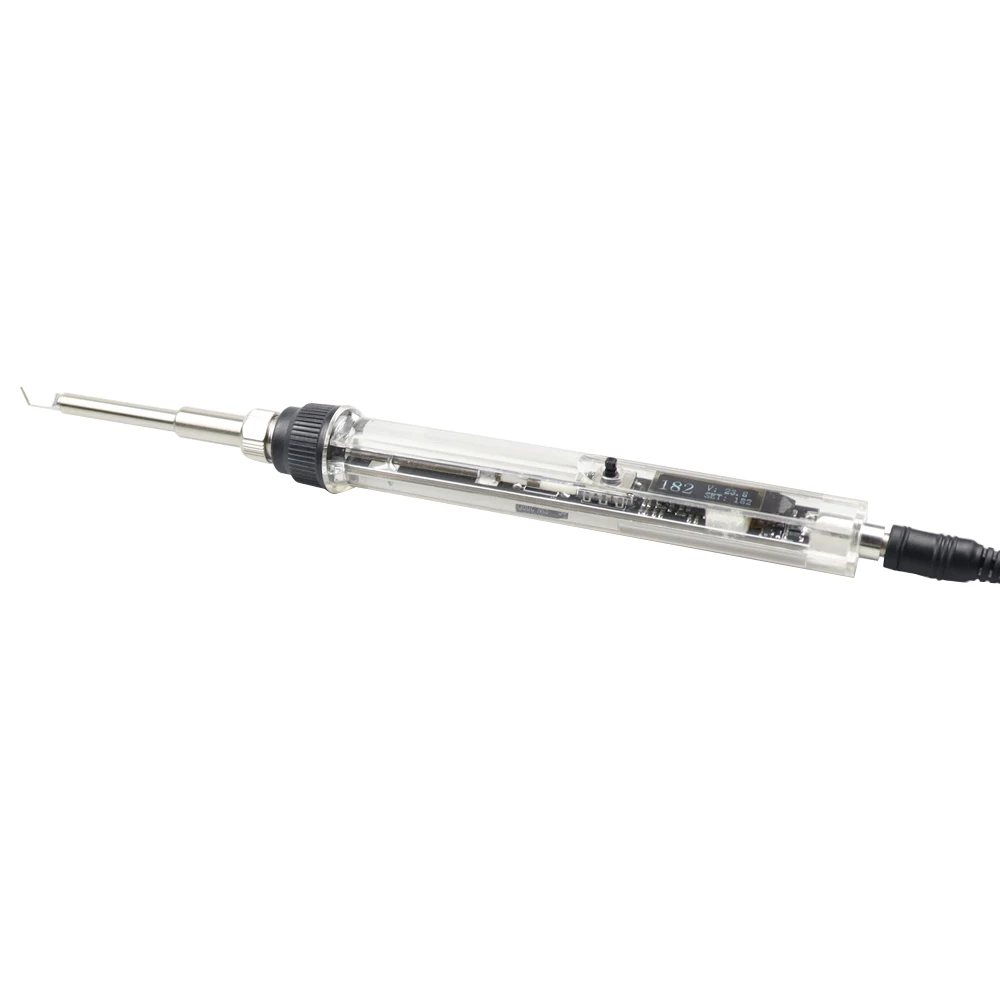 T12 Mini Soldering Iron DC 12-24V 72W Digital OLED  Adjustable Temperature Electric Welding Solder Tip Station Tool Not SH72 5