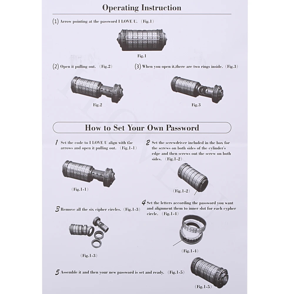 Код да Винчи леonardo игрушки металлические замки-криптекс свадебные подарки подарок ко Дню Святого Валентина письмо пароль Escape