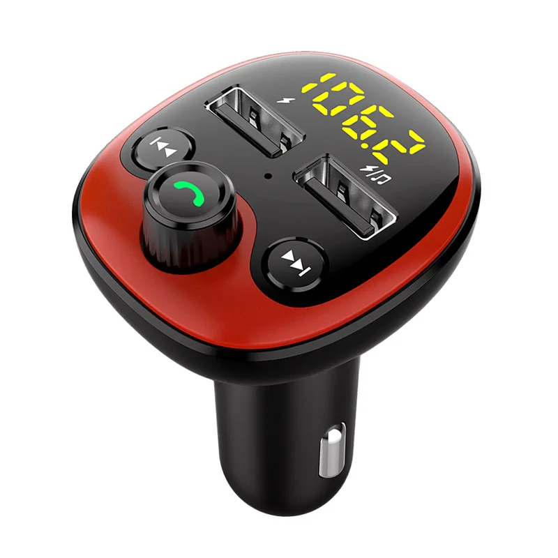 JaJaBor, автомобильный беспроводной fm-передатчик, Bluetooth 5,0, громкая связь, вызов, автомобильный комплект, аудио, Автомобильный mp3 плеер, поддержка обнаружения напряжения