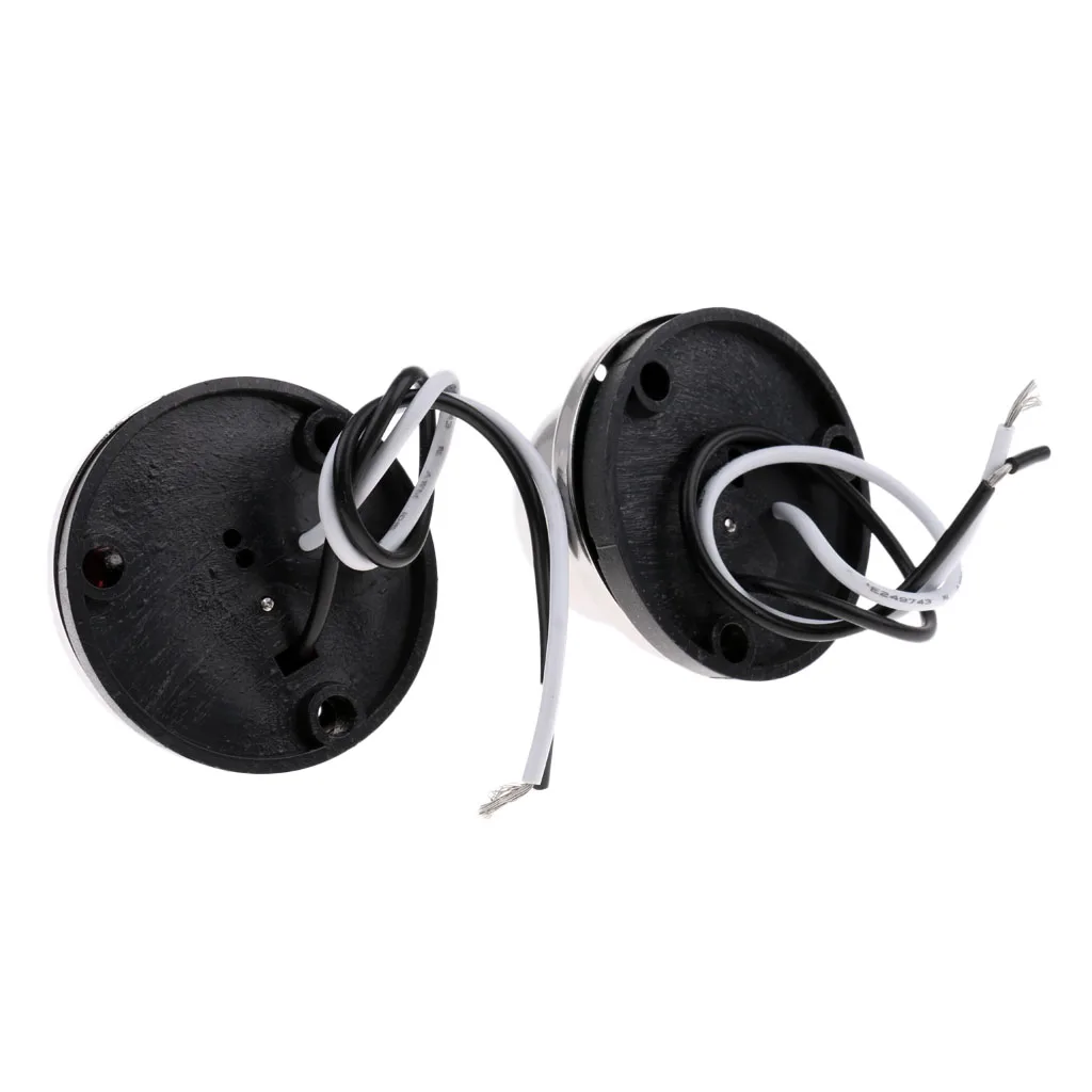 2Pcs Marine Boat Yacht Light 12V Stainless Steel LED Bow Navigation Lights for Sports Outdoors Starboard Light Red Green