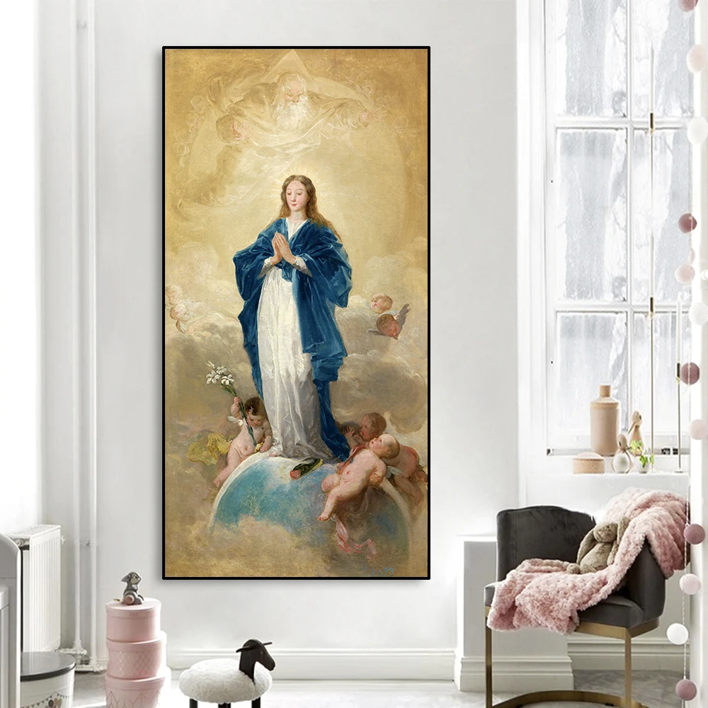 Полностью продуманный Goya Christ декор картины холст картина постеры настенные