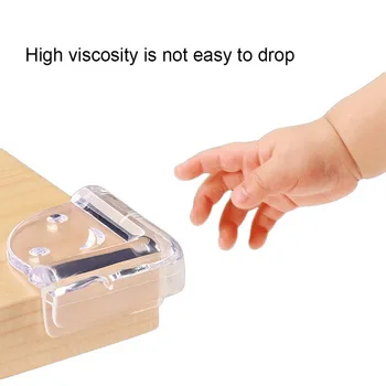 

2/4/10pcs Smile Child Safety Silicone Protector Table Corner Edge Protection Cover Children Anticollision Edge & Guards
