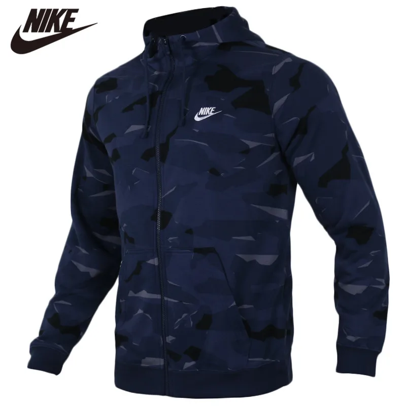 

Original NIKE NSW CLUB CAMO HOODIE FZFT MEN Long sleeve jacket New Arrival AQ0597-498