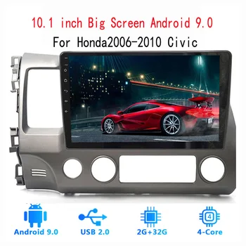 

10.1" Android 9.0 Car Radio Multimedia Video Player For Honda2006-2010Civic DSP Navigation GPS 2 Din DVD player Audio Stereo