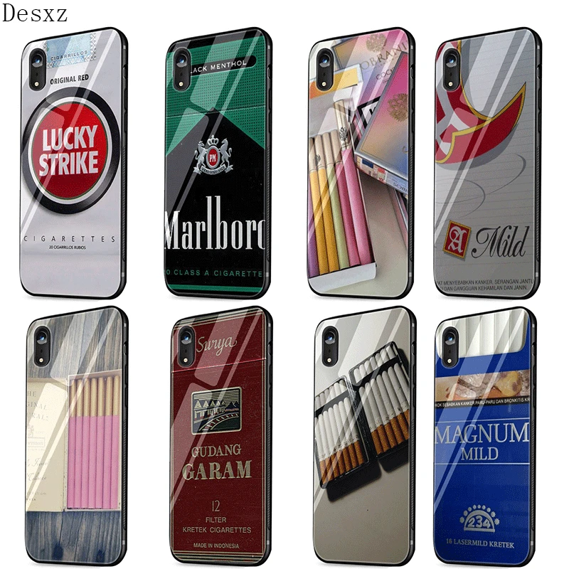 携帯電話ケースガラスiphone 5 5s Se 6 6s 7 8 プラスxr Xs最大 11 プロマックスカバータバコ Phone Case Covers Aliexpress