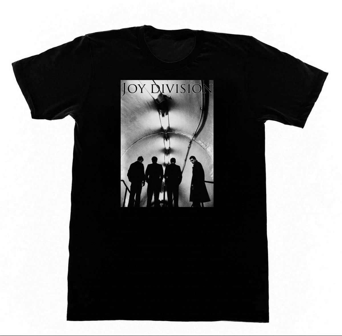 Винтажная готический панк-рок футболка Joy Division метро 232 Готическая с круглым