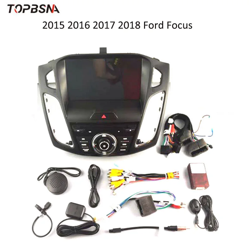 TOPBSNA Android 9,0 автомобильный dvd-плеер для Ford Focus 2012 2013 Мультимедиа gps Navi 1 Din автомобильный радиоприемник стерео wifi RDS Аудио - Цвет: 2015 Focus