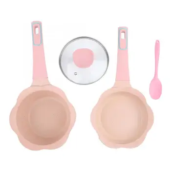 

pans Multi-functional Non-stick Baby Food Supplement Saucepan Milk Soup Pot Cooking Frying Pan Kitchenware Cooking Tool