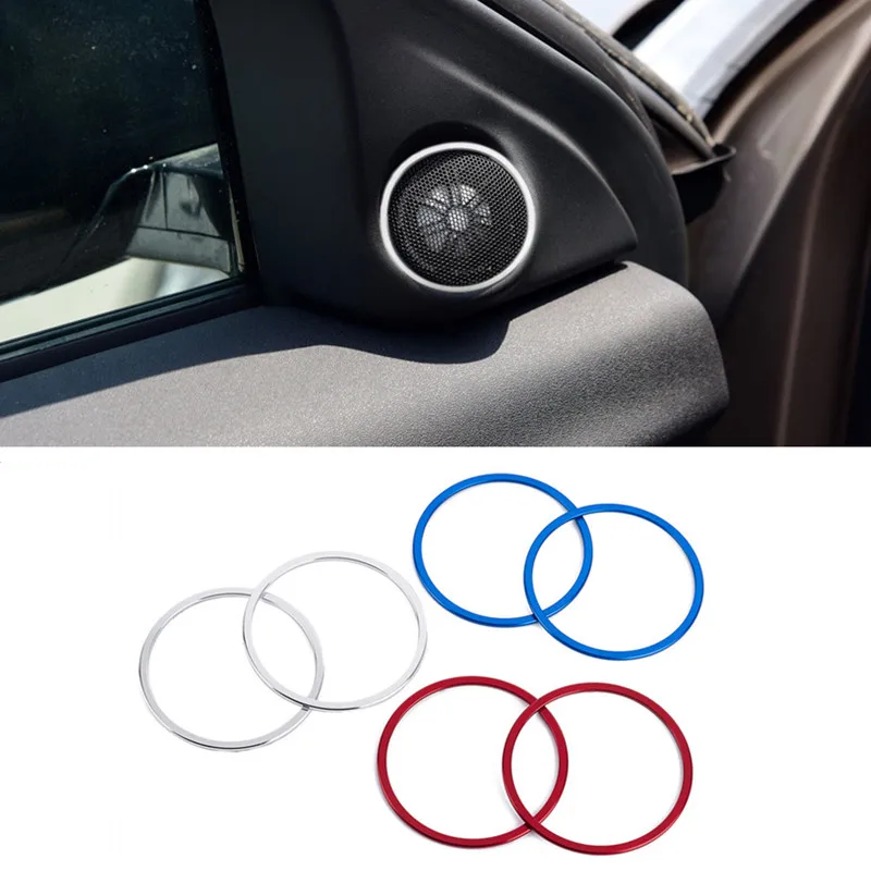 Auto Tür Audio Lautsprecher Abdeckung Trim Aufkleber Fit Für Land Rover Range Evoque Cabrio Ember Edition 2013-2017 Auto zubehör