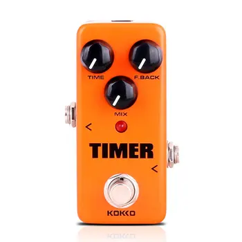 

Electric Guitar Mini Monoblock Effector Booster Timer Loop Leyel Distortion No Noise Switch Led Light