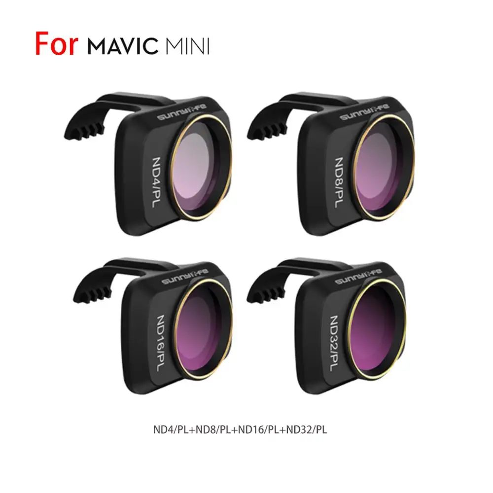 

Gimbal Lens Filter CPL ND4 ND8 ND16 ND32 ND/PL Filters Kit for DJI Mavic Mini Drone Accessories