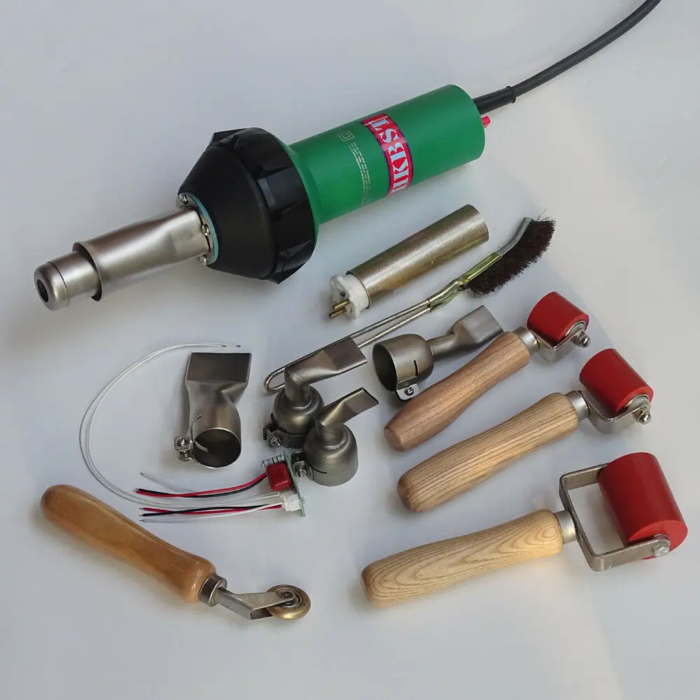 Plastic Welder with 12PCS Parts for PP,PVC,PE,PPR,Vinyl floor,Banner Fast Ship