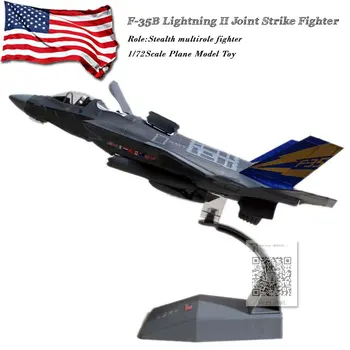 

3pcs/lot AMER 1/72 Scale Military Model Toys USAF F-35B Lightning II Joint Strike Fighter Diecast Metal Plane Model Toy