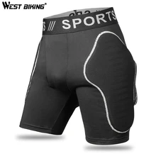 WEST BIKING Спорт на открытом воздухе лыжный скейт шорты для сноубординга защита Лыжная защита Катание на коньках защитные набедренные Мягкие Шорты S-XL