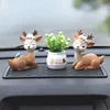 Deer Figurines Toys Decor Home Car Decor Resin Ornament Cake Topper Party Desktop Decoration for Birthday Wedding Anniversary ► Photo 3/6