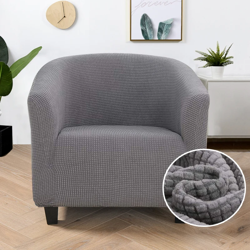 Chair Slipcover Furniture-Protector-Cover Stretch Couch Fabric Jacquard Spandex Club