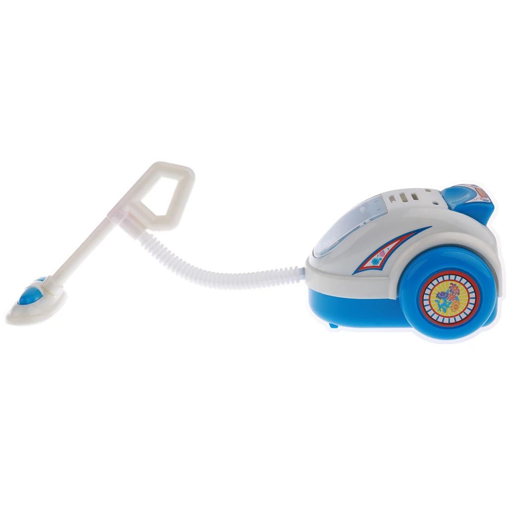 Mini Blue Vacuum Cleaner Pretend Play Home Appliance Toy For Boys & Girls 2