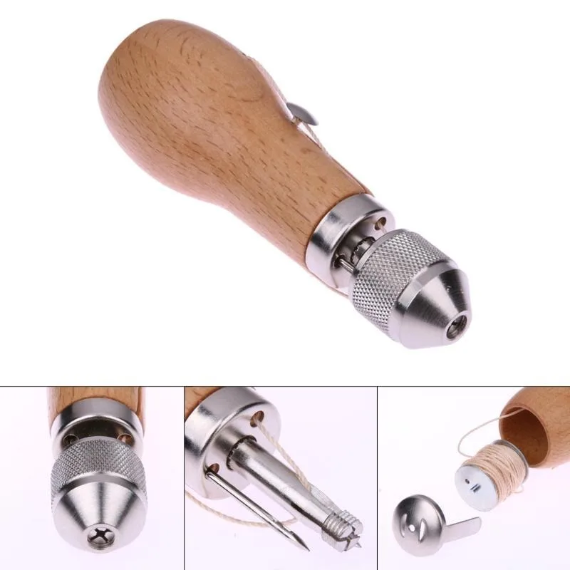 

1 set New Leather Hand Stitching Machine Manual DIY Leather Art Leather Carving Stitching Tool Cow Leather Leather Carving Tool