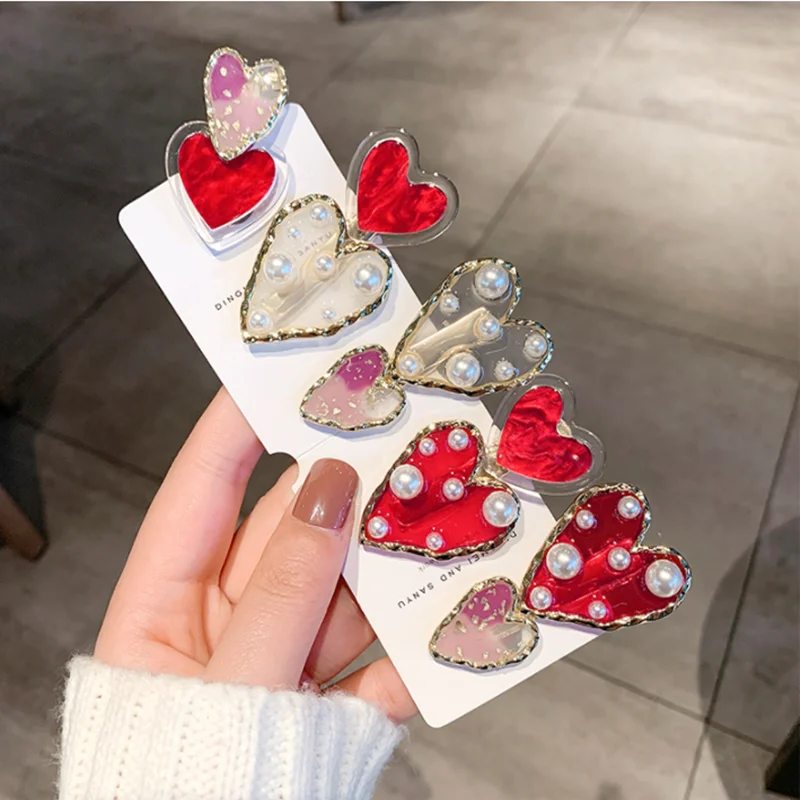 

2020 Spring And Summer New Hairpin Pearl Duckbill Clip Bangs Clip Hair Accessories