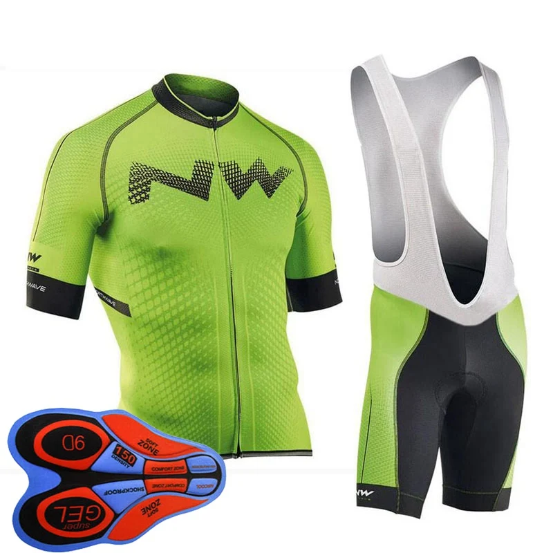 Northwave Pro Team Комплекты для велоспорта Майо Ропа Ciclismo Джерси для мужчин летний велосипед Джерси набор велосипедная Одежда MTB S124 - Цвет: cycling jersey sets