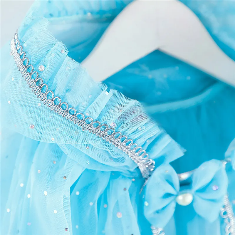 Party ball performance cloak Kids Girls Cosplay Princess Pageant Gown Cape Birthday Party Hooded Cloak #4AA20 (1)