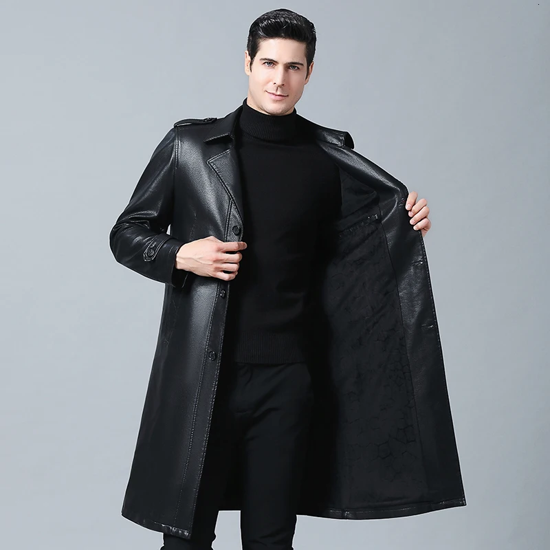 X-Long мужские кожаные куртки плюс размер XXXL XXXXL Черная куртка из искусственной кожи мужские повседневные пальто из искусственной кожи одежда из полиуретана