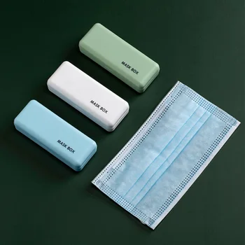 

Mini Portable Mask Case Household Moisture-proof Mask Box Go Out Dustproof Storage Mask Container Organizer Holder Dropshipping
