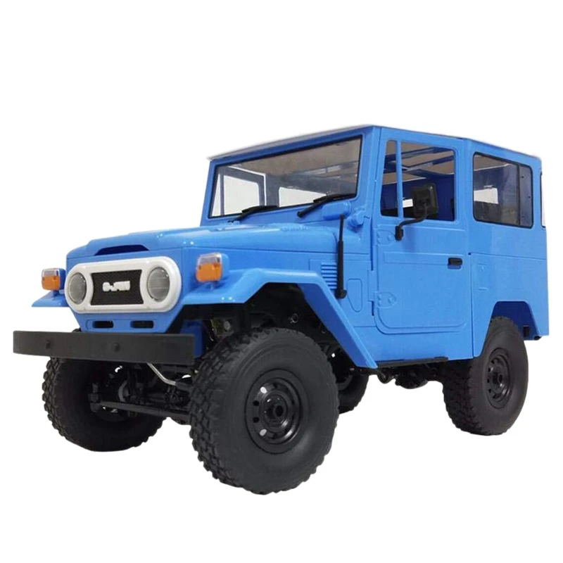 Wpl Rc автомобиль игрушки C34 внедорожный пульт дистанционного управления автомобильный комплект(C-34K пластиковый комплект компонентная версия - Цвет: Blue