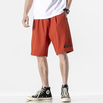 

2020 Men's Casual Loose Shorts Men Black Short Trousers Male Straight Knee Length Pants Fashion Summer Beach Joggers Shorts 5XL