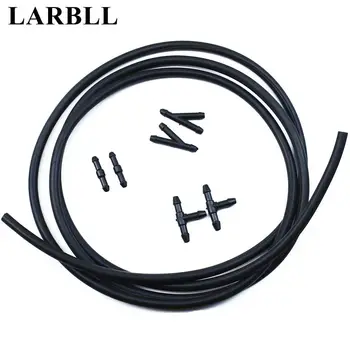 

LARBLL 7Pcs/Set Windshield 200CM Universal Cars SUV Pickup Truck Wiper Water Jet Nozzle Hose kit with Connector For Ford VW KIA