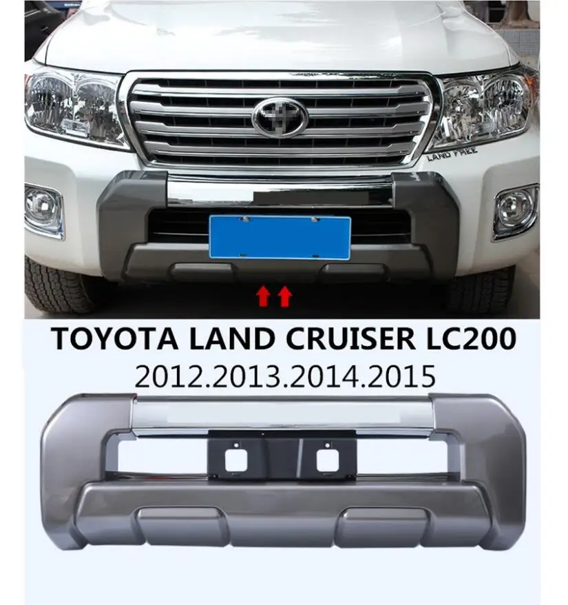 Защита переднего бампера для автомобиля TOYOTA LAND CRUISER LC200 2012 2013 высокое качество авто бампер пластина аксессуары