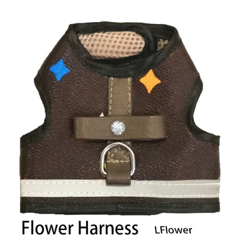 

Cat Dog Clothes Pet Clothing Flower Design Shirt Harness for Dog Puppy Plaid Cat Small Dog Harness Vest Chihuahua Yorkies