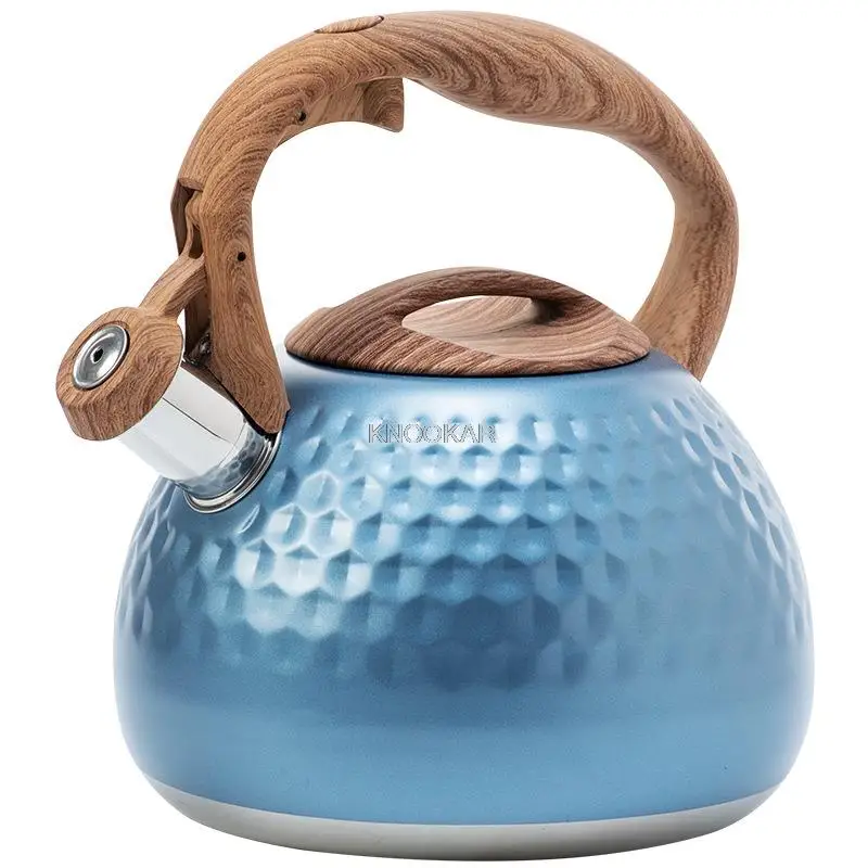 3L Stainless Steel Whistling Tea Kettle Stovetops Enamel Food Grade Tea Pot With Heat-Proof Handle For Gas Induction Cookers 6