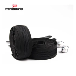 Premium Carbon Fiber Non-Slip Waterproof Bicycle Handlebar Tape (Black)