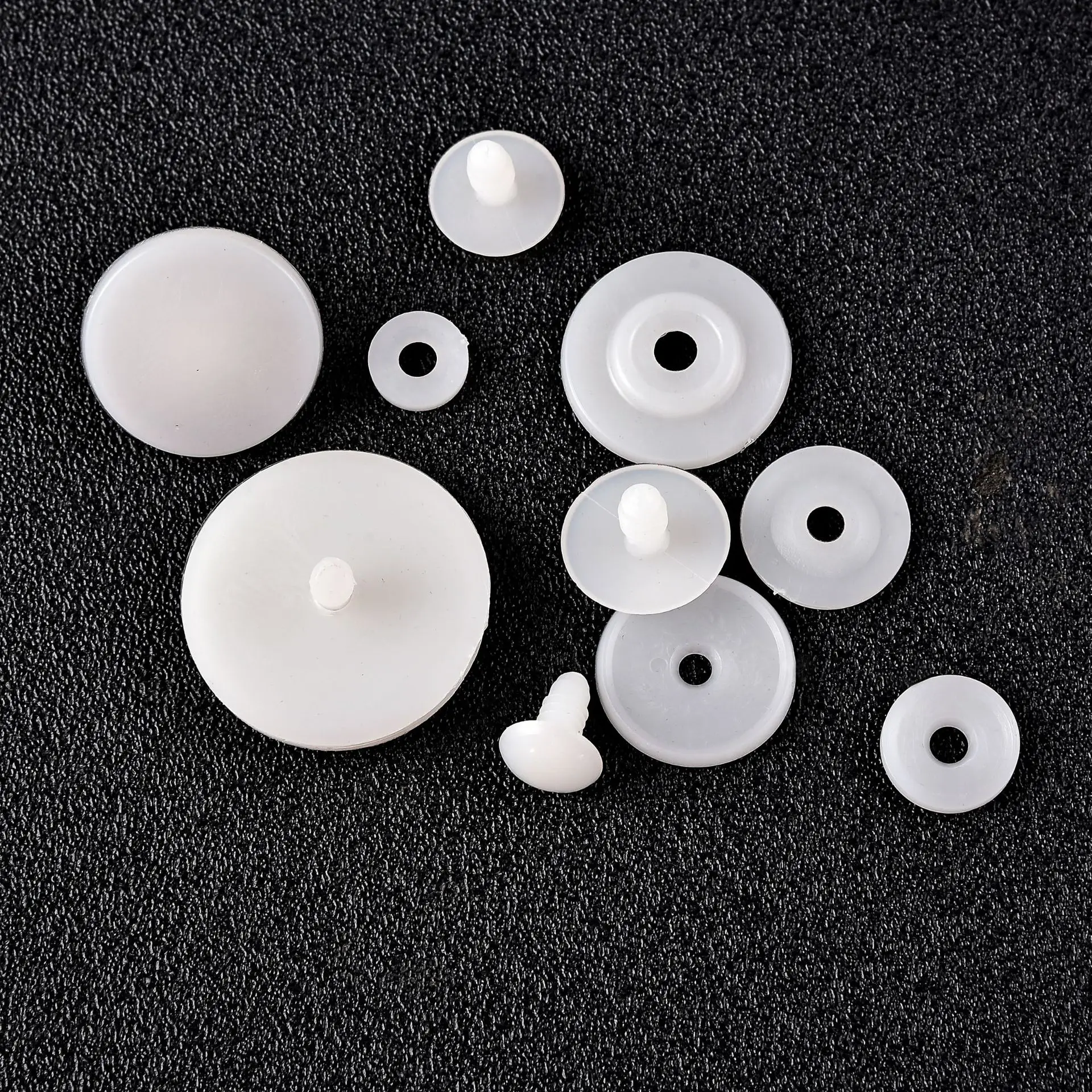 White Plastic DIY Doll Joints 50set 15/20/25mm Teddy Bear Making Crafts Gifts Kids Toy Dolls Accessories For Child Toys doll accessories,plush doll accessories