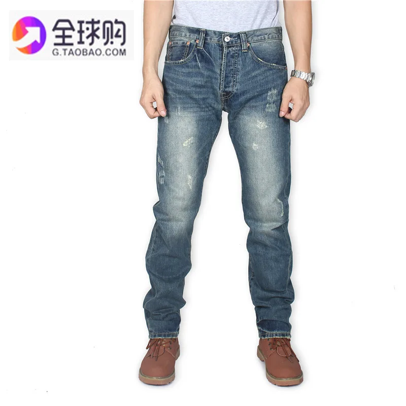 

Cool Airy Wes Jeans Men's Straight-Cut Autumn And Winter New Style 2019 No Bombs Faded Official Genuine Product MEN'S Casual Pan