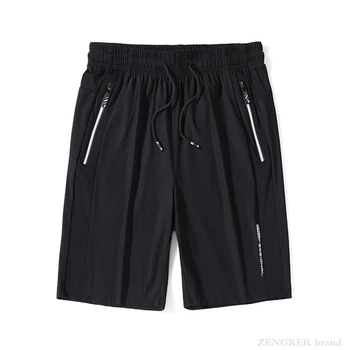 

Adding fat to increase the size of ice silk men 5 five-point pants thin section sports shorts tide fat quick-drying mesh pants